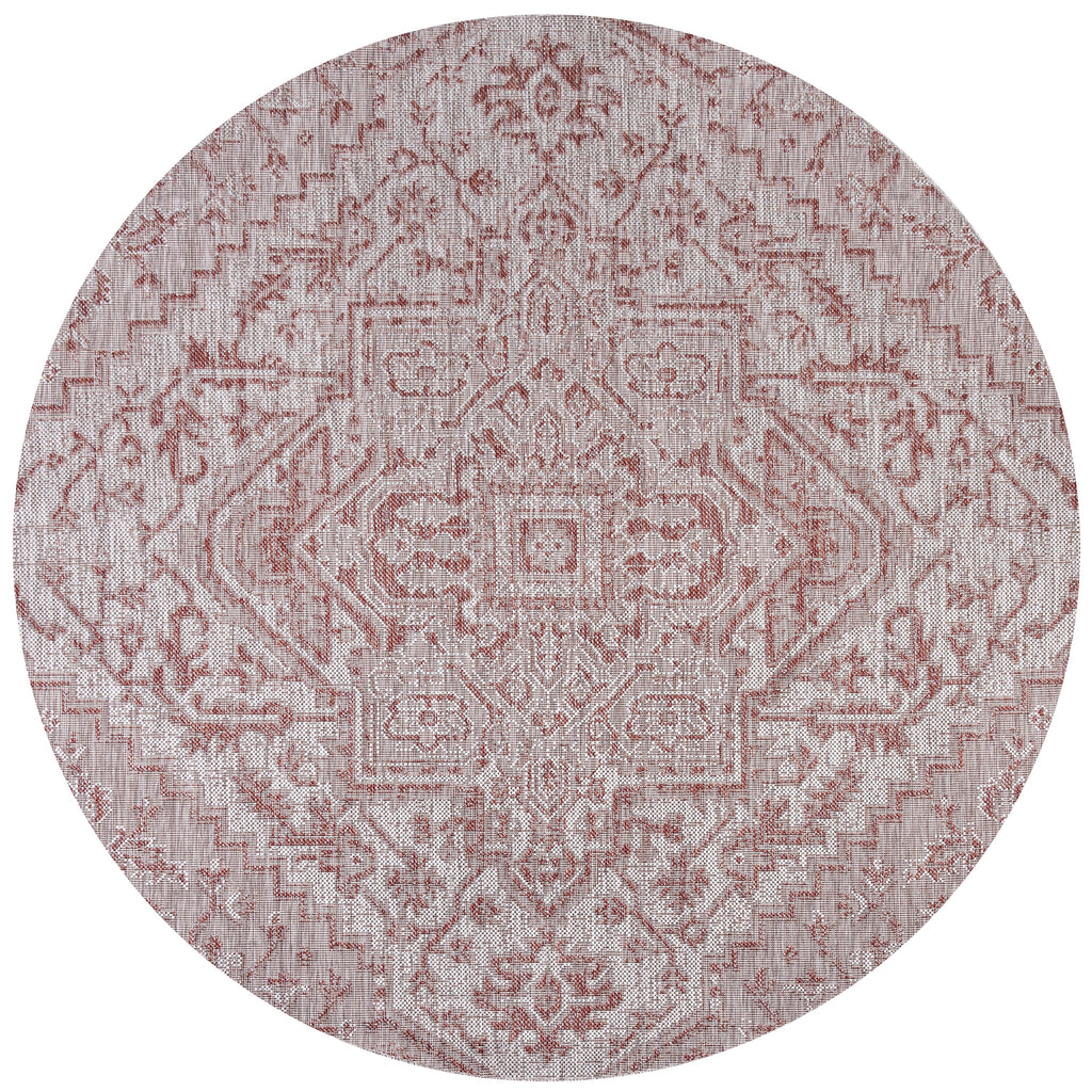 Estrella Bohemian Medallion Textured Weave Indoor/Outdoor Area Rug