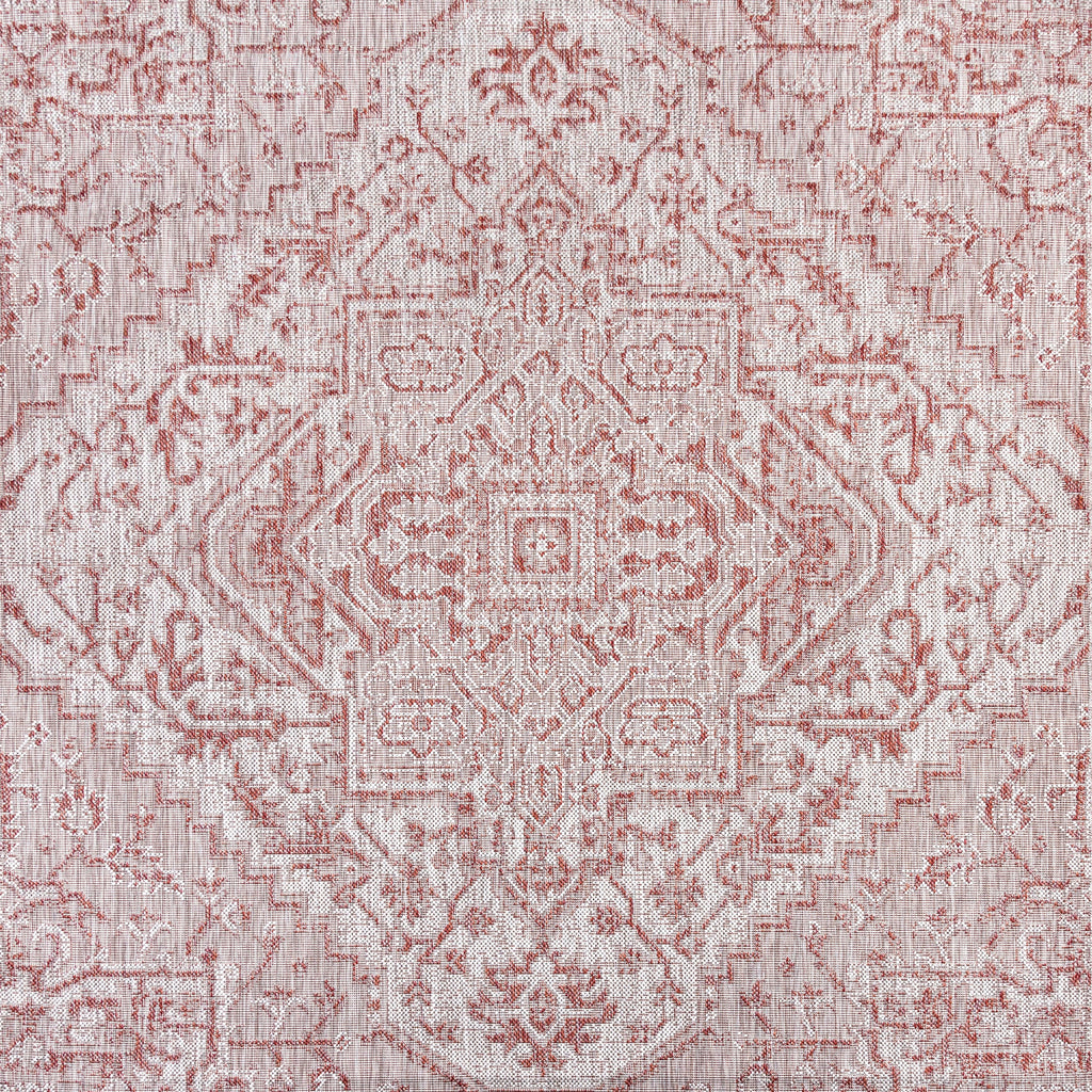 Estrella Bohemian Medallion Textured Weave Indoor/Outdoor Area Rug