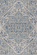 Estrella Bohemian Medallion Textured Weave Indoor/Outdoor Area Rug