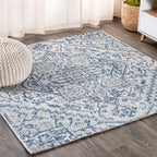 Estrella Bohemian Medallion Textured Weave Indoor/Outdoor Area Rug