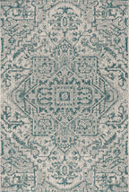 Estrella Bohemian Medallion Textured Weave Indoor/Outdoor Area Rug