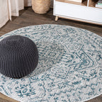 Estrella Bohemian Medallion Textured Weave Indoor/Outdoor Area Rug