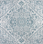 Estrella Bohemian Medallion Textured Weave Indoor/Outdoor Area Rug