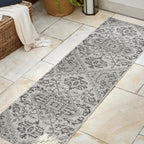 Estrella Bohemian Medallion Textured Weave Indoor/Outdoor Area Rug