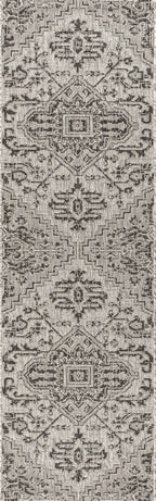 Estrella Bohemian Medallion Textured Weave Indoor/Outdoor Area Rug