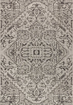 Estrella Bohemian Medallion Textured Weave Indoor/Outdoor Area Rug