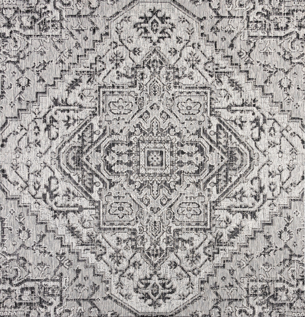 Estrella Bohemian Medallion Textured Weave Indoor/Outdoor Area Rug