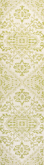 Estrella Bohemian Medallion Textured Weave Indoor/Outdoor Area Rug