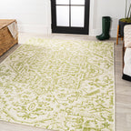 Estrella Bohemian Medallion Textured Weave Indoor/Outdoor Area Rug