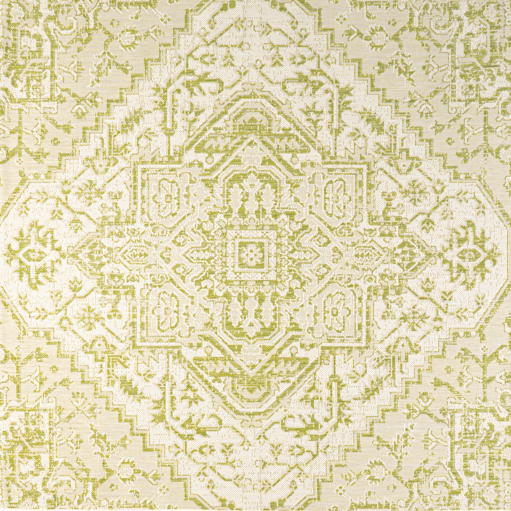Estrella Bohemian Medallion Textured Weave Indoor/Outdoor Area Rug