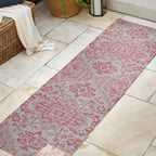 Estrella Bohemian Medallion Textured Weave Indoor/Outdoor Area Rug
