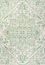 Estrella Bohemian Medallion Textured Weave Indoor/Outdoor Area Rug