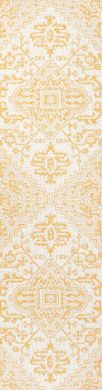 Estrella Bohemian Medallion Textured Weave Indoor/Outdoor Area Rug