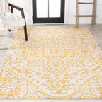 Estrella Bohemian Medallion Textured Weave Indoor/Outdoor Area Rug