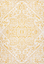 Estrella Bohemian Medallion Textured Weave Indoor/Outdoor Area Rug