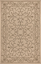 Charleston Vintage Filigree Textured Weave Indoor/Outdoor Area Rug