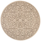 Charleston Vintage Filigree Textured Weave Indoor/Outdoor Area Rug