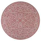 Charleston Vintage Filigree Textured Weave Indoor/Outdoor Area Rug