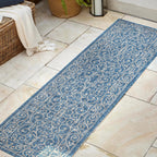 Charleston Vintage Filigree Textured Weave Indoor/Outdoor Area Rug