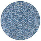 Charleston Vintage Filigree Textured Weave Indoor/Outdoor Area Rug