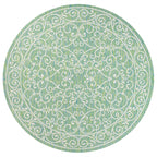 Charleston Vintage Filigree Textured Weave Indoor/Outdoor Area Rug