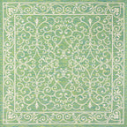 Charleston Vintage Filigree Textured Weave Indoor/Outdoor Area Rug