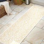 Charleston Vintage Filigree Textured Weave Indoor/Outdoor Area Rug