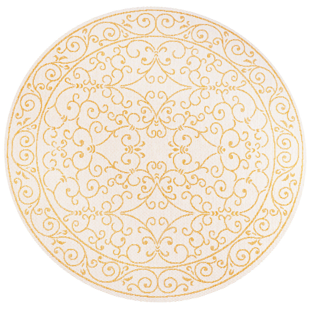 Charleston Vintage Filigree Textured Weave Indoor/Outdoor Area Rug