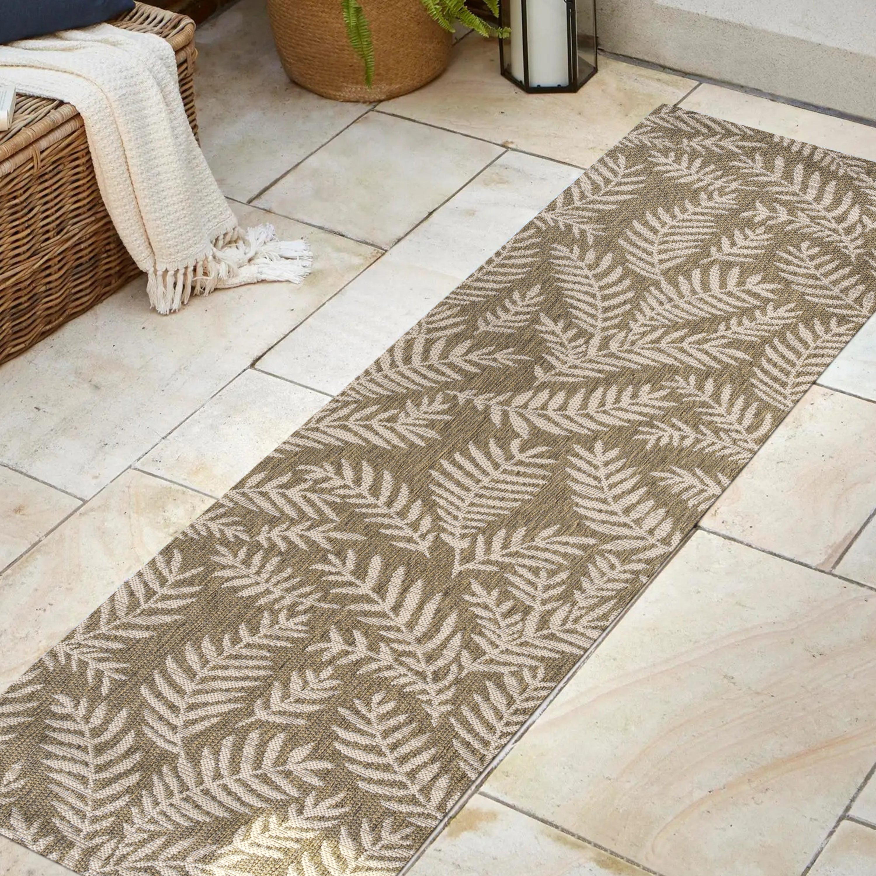 Nevis Palm Frond Indoor/Outdoor Area Rug