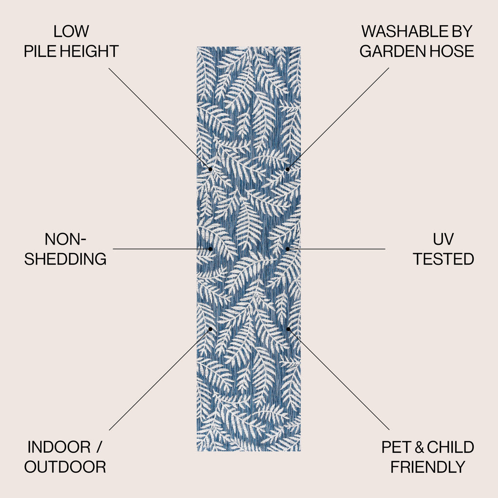 Nevis Palm Frond Indoor/Outdoor Area Rug