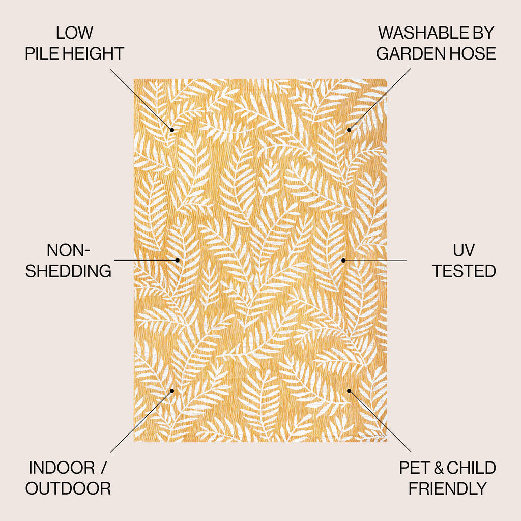 Nevis Palm Frond Indoor/Outdoor Area Rug