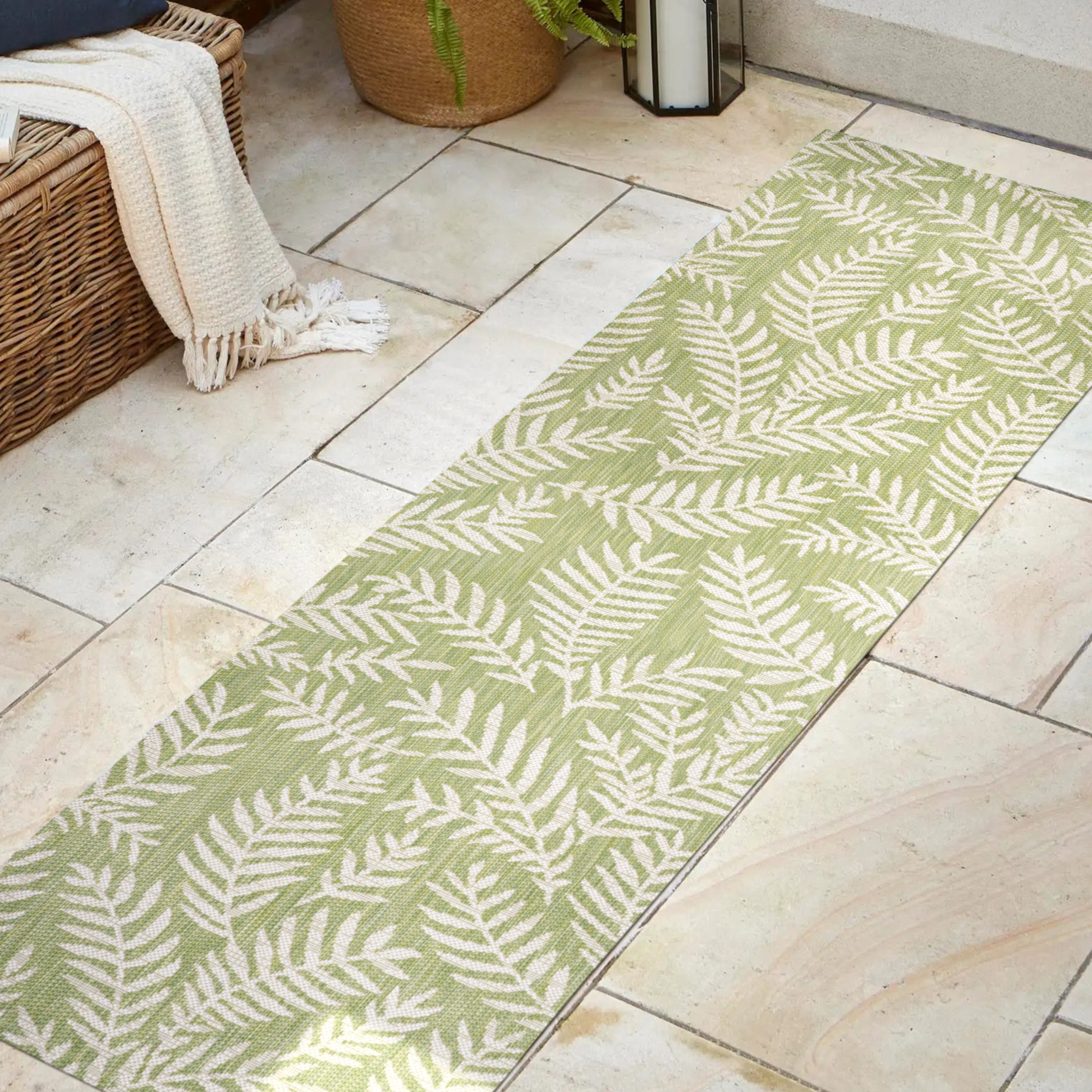 Nevis Palm Frond Indoor/Outdoor Area Rug