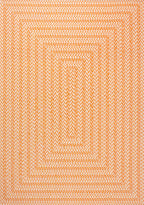 Chevron Modern Concentric Squares Indoor/Outdoor Area Rug
