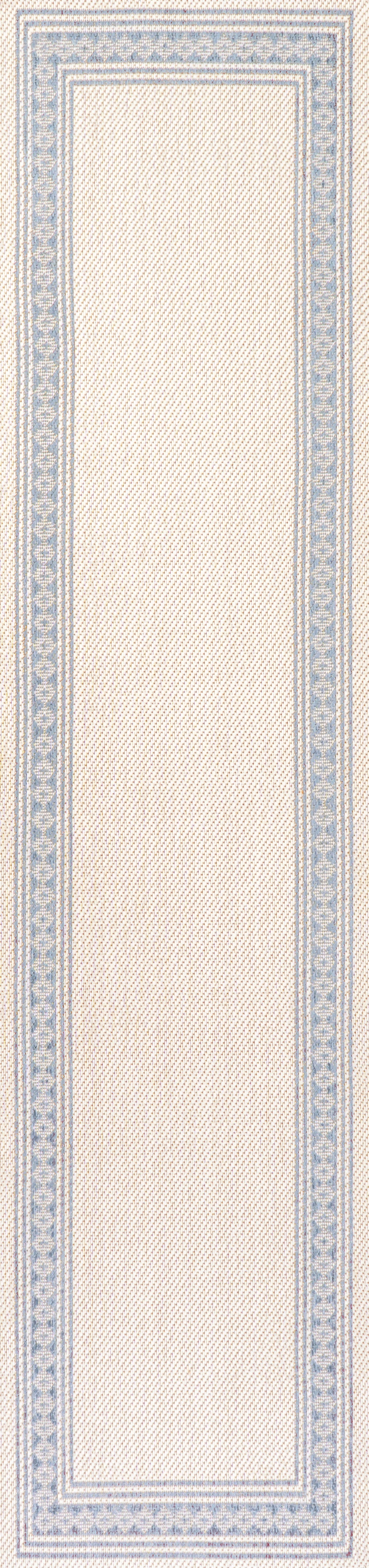 Lucia Classic Diamond Border Indoor/Outdoor Area Rug