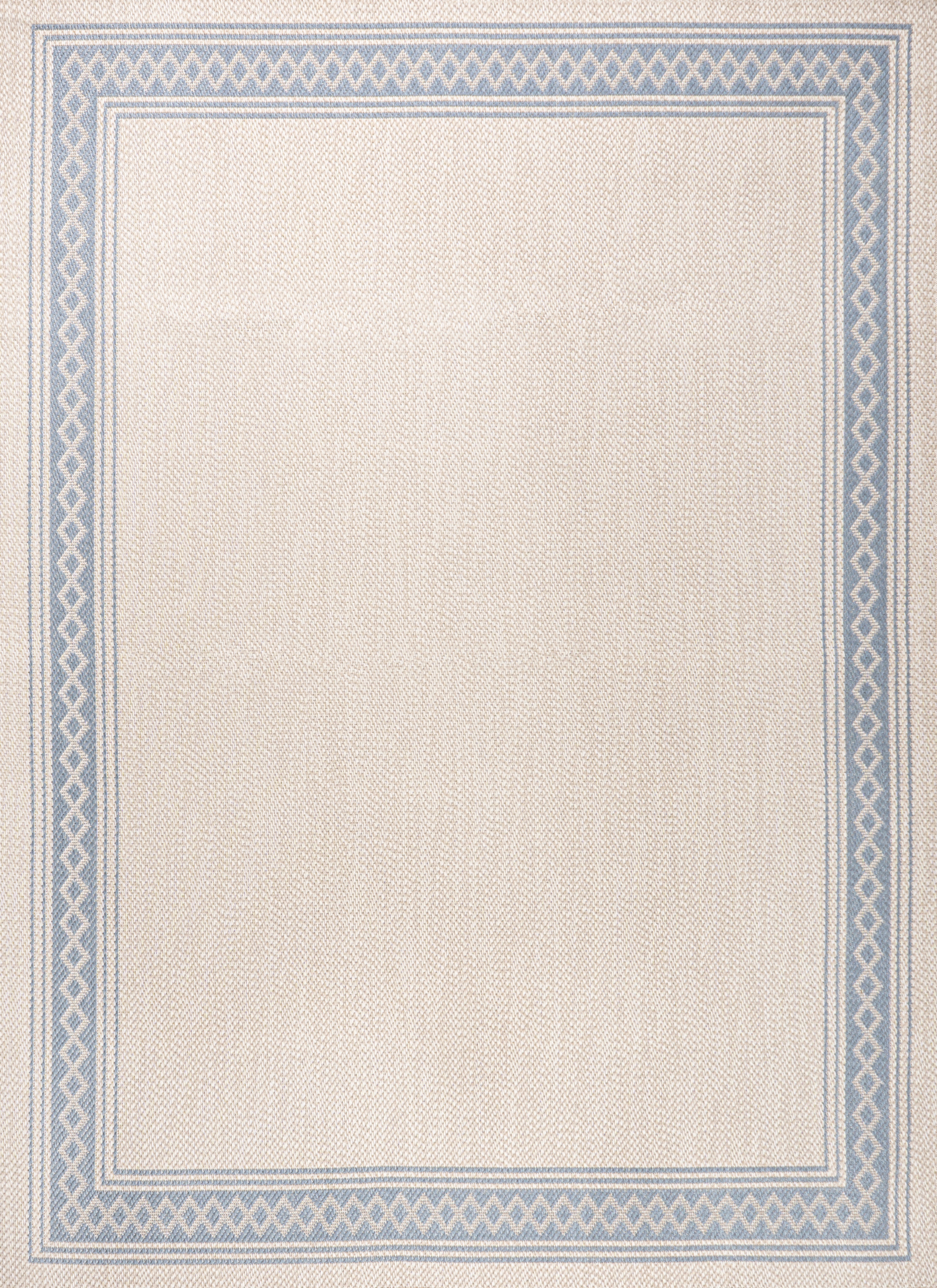 Lucia Classic Diamond Border Indoor/Outdoor Area Rug