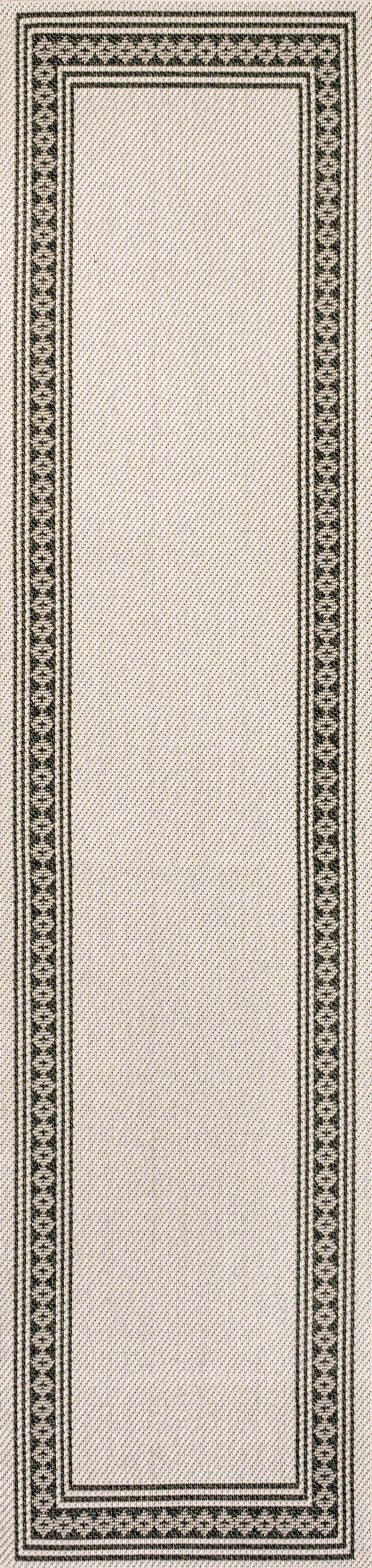 Lucia Classic Diamond Border Indoor/Outdoor Area Rug