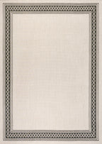 Lucia Classic Diamond Border Indoor/Outdoor Area Rug