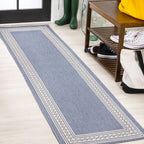 Lucia Classic Diamond Border Indoor/Outdoor Area Rug