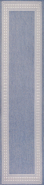 Lucia Classic Diamond Border Indoor/Outdoor Area Rug
