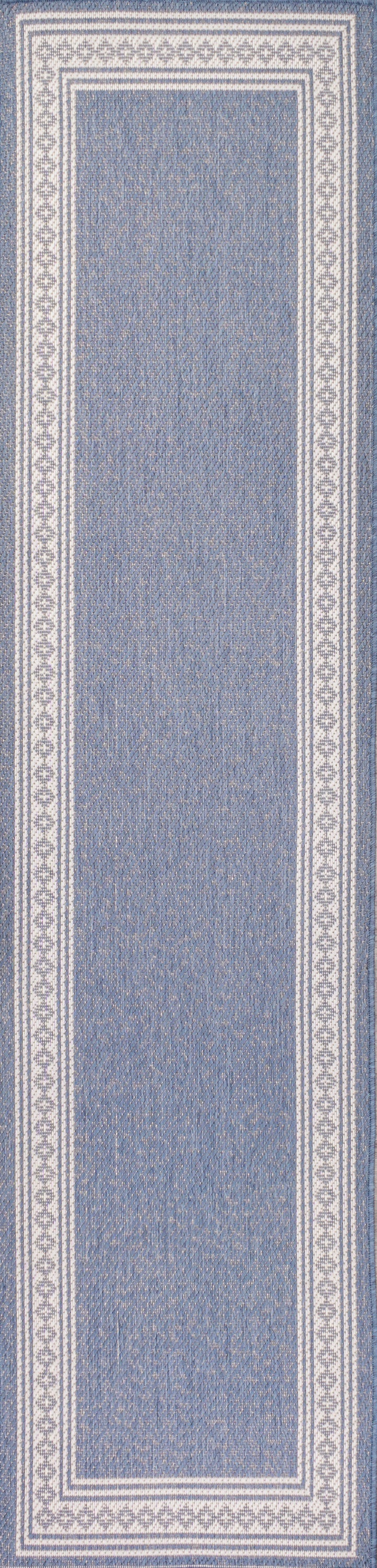 Lucia Classic Diamond Border Indoor/Outdoor Area Rug