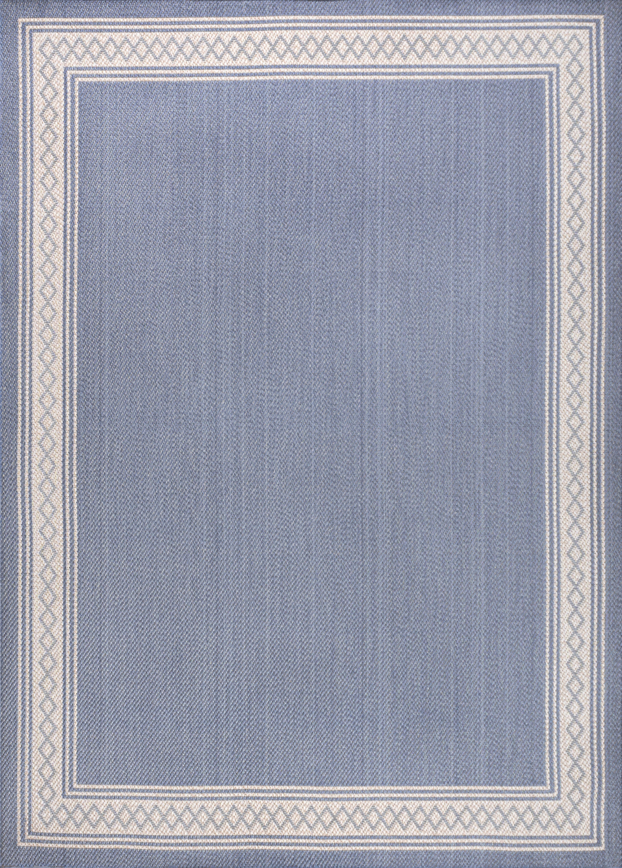 Lucia Classic Diamond Border Indoor/Outdoor Area Rug