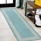 Lucia Classic Diamond Border Indoor/Outdoor Area Rug
