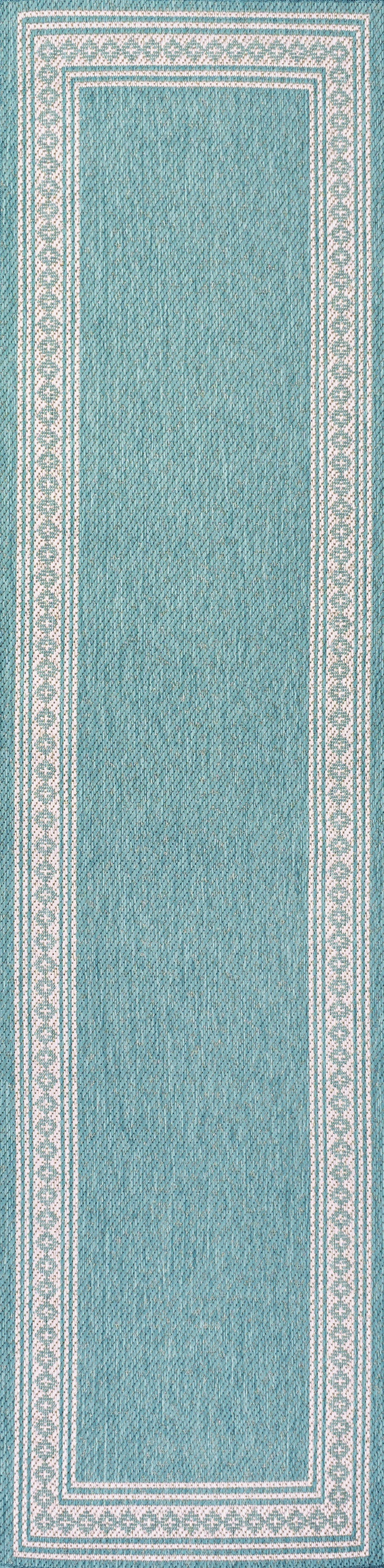 Lucia Classic Diamond Border Indoor/Outdoor Area Rug