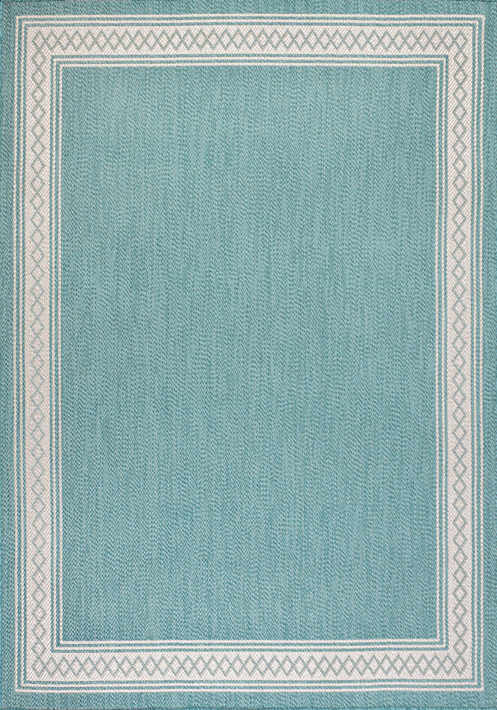 Lucia Classic Diamond Border Indoor/Outdoor Area Rug