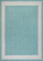 Lucia Classic Diamond Border Indoor/Outdoor Area Rug
