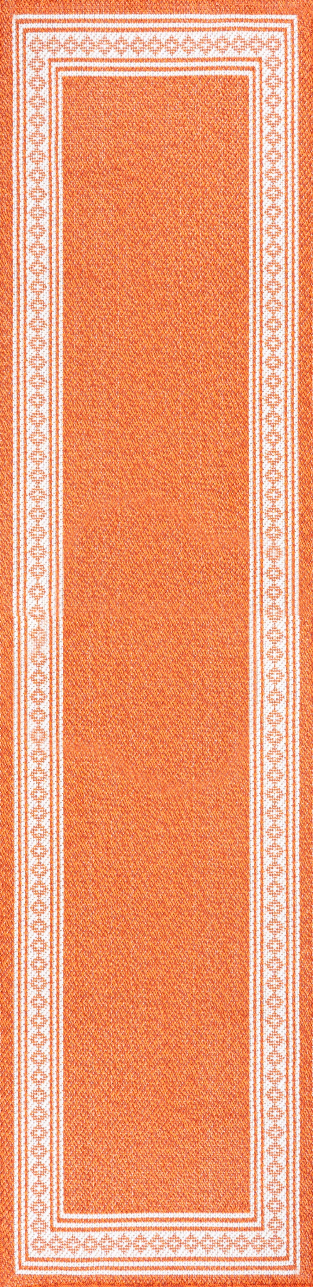 Lucia Classic Diamond Border Indoor/Outdoor Area Rug