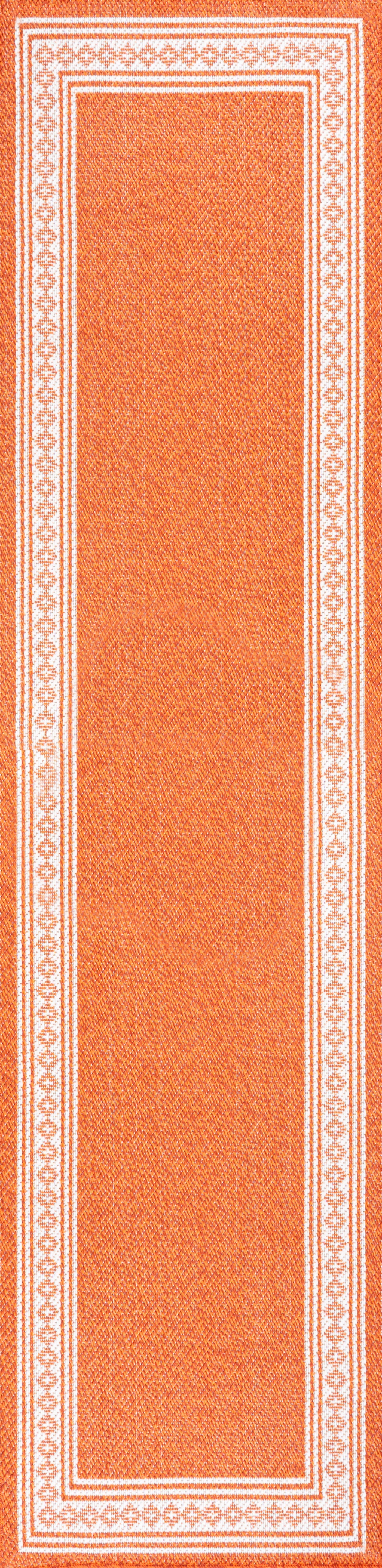 Lucia Classic Diamond Border Indoor/Outdoor Area Rug