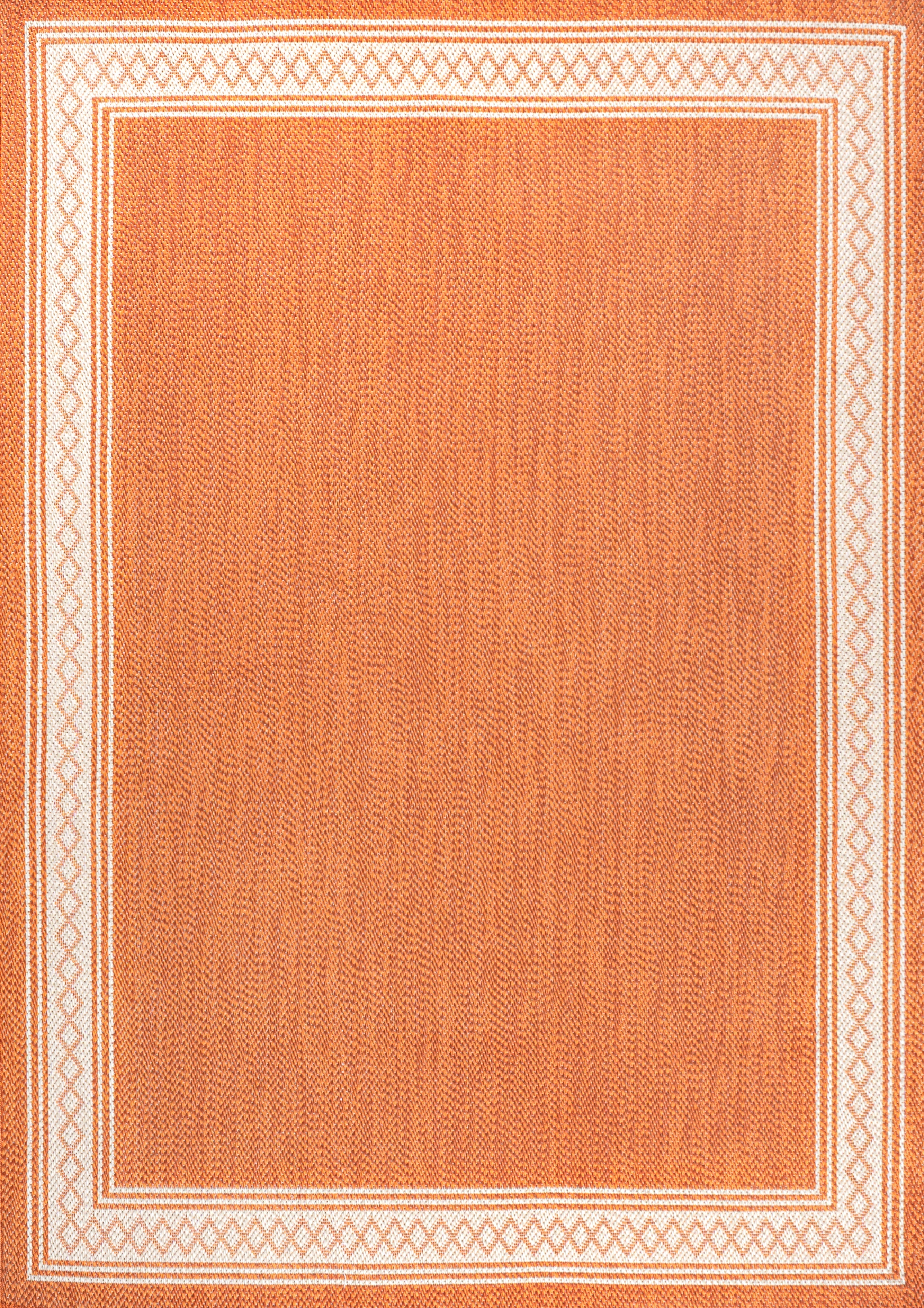 Lucia Classic Diamond Border Indoor/Outdoor Area Rug