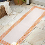 Lucia Classic Diamond Border Indoor/Outdoor Area Rug
