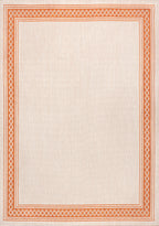 Lucia Classic Diamond Border Indoor/Outdoor Area Rug